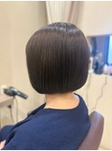 ミニボブ×ツヤカラー