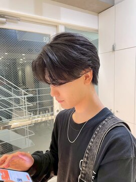 ヘアサロン ガリカ 表参道(hair salon Gallica) センターパート×好印象メンズヘア