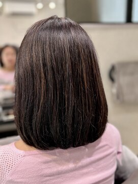 白髪ぼかしハイライトカラー