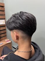 スタンドバーバー 柏(STAND BARBER) MEN’S HAIR/波巻きツイストスパイラル/リバースセンターパート