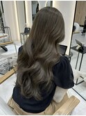 透明感オリーブグレージュ【福田れん】博多 吉塚 美容室