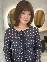 アロ 梅田(alo)&nbsp;【momoa】1ブリーチで柔らかいベージュカラー《レイヤー》