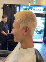 ブロートーキョーバーバーショップ 神田店(Bro Tokyo BARBERSHOP)&nbsp;ブロンドベージュ