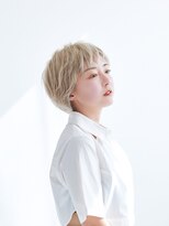 ラフィス ヘアー ハーバー 横浜店(La fith hair Harbor) 【La fith】ハンサムショート×ハイトーンカラー
