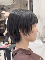 リビュー(re view)&nbsp;《re view MIRU》丸みショート/オリーブアッシュカラー
