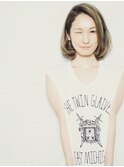 アップバングナチュラルカール１