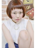 ショートバングの束感ミニマムボブ【メイズ東中野・鍛原志行】