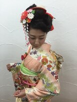 ビューティーコレクション 静岡北店 成人式ヘアセット　古典アレンジ風