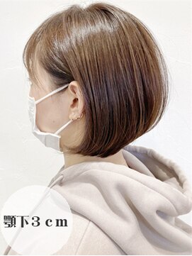 アッシュ 亀戸店(Ash) 【大人スタイル】ボブカット+ツヤカラー