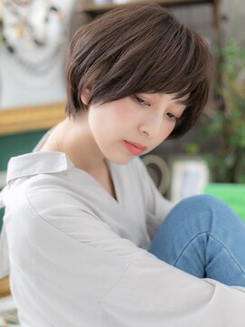 カバーヘア ブリス 川口(COVER HAIR bliss) 小顔切りっぱなし大人かわいいクールショートb川口20代30代40代