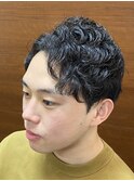 くせ毛を生かした/七三カジュアルショート/刈上げ/爽やか就活