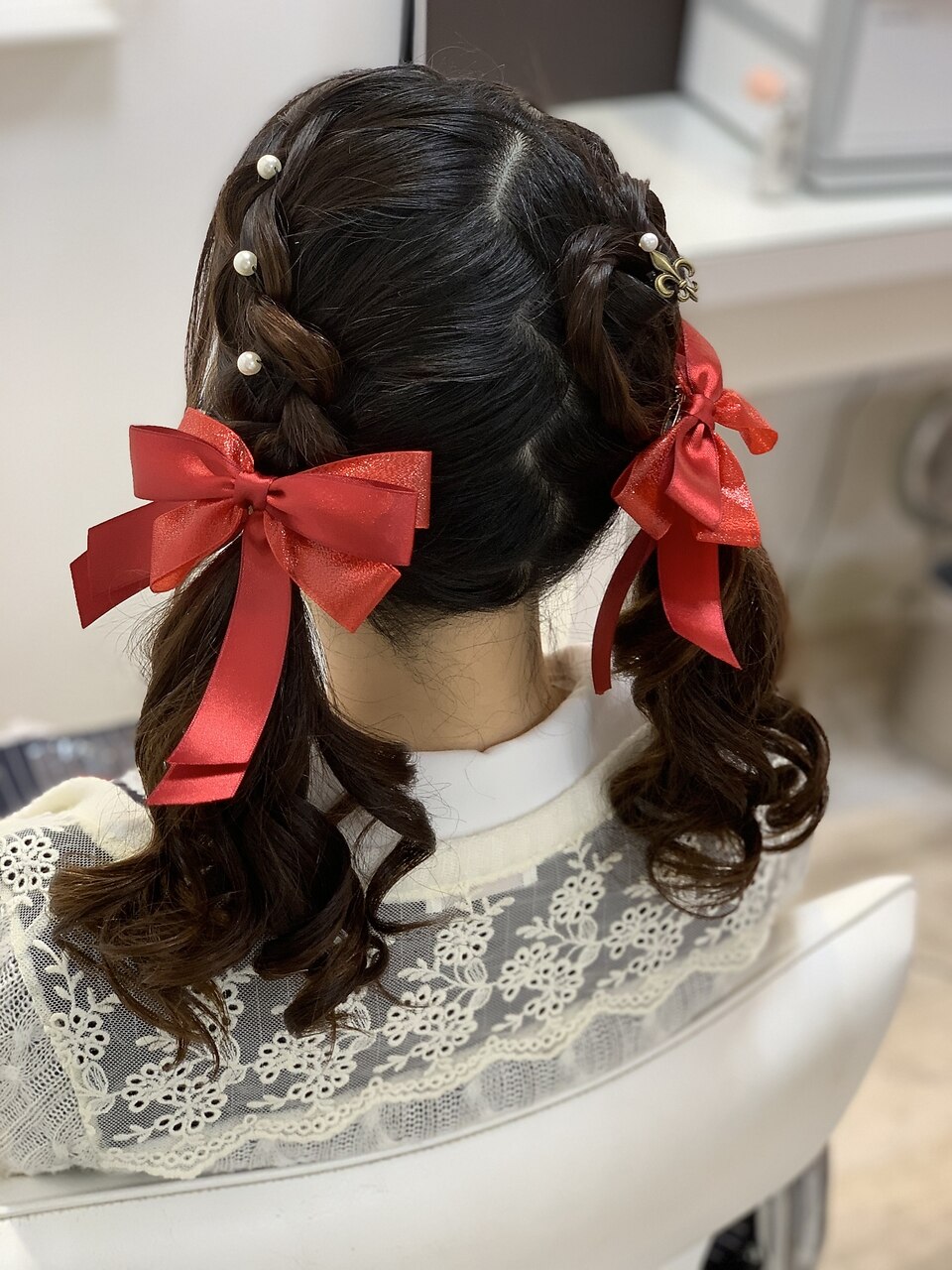 イベントヘア/リボンアレンジ 【ヘアセット】【イベント】：L118103363