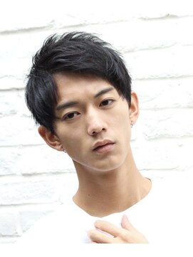 リット×ベリエ(Lit.×belier) ツーブロック/センターパート/ビジネスショート[薩摩川内]