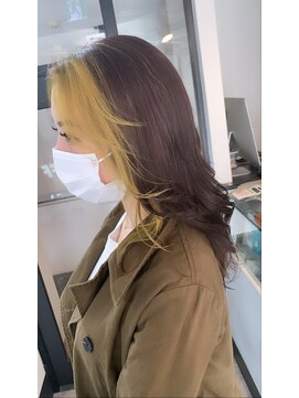 ラフ 難波店(LAFF) #黒髪#ボブルフ#ネビージュ#小顔#ワンレン