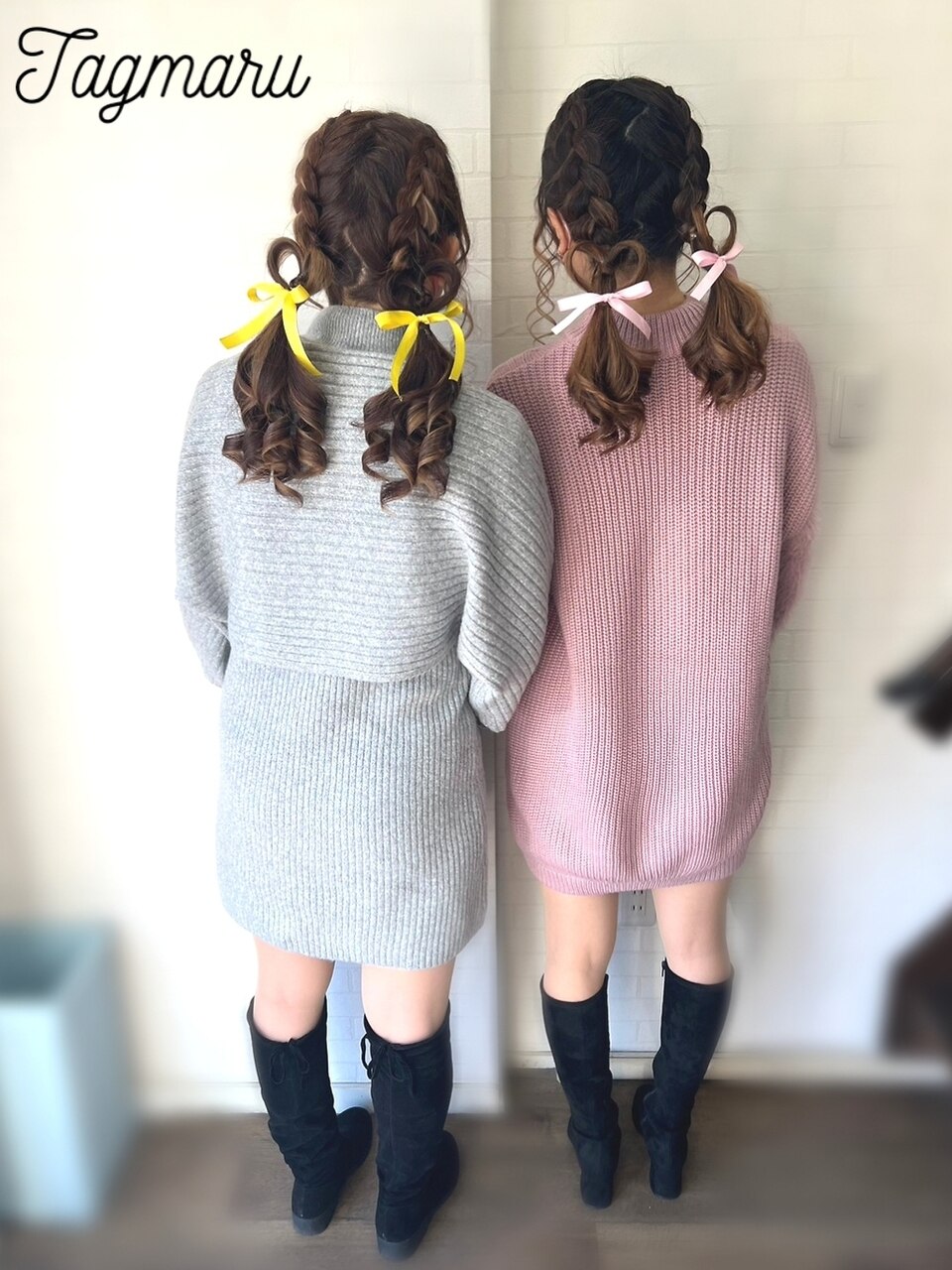 双子ヘア☆ハートの編み込みツイン☆ハート追加料金有：L177648837