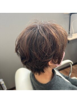 ヘアーラヴィアン(Hair) 【ラヴィアン】癖毛風パーマ/ショート