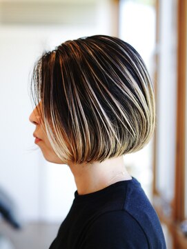 ビュートリアム 鎌倉小町(BEAUTRIUM) ボブ/ハイライト/透明感カラー/beautrium鎌倉小町 比嘉