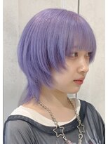 ディーン 名駅店(DEAN) ブリーチカラー　ペールパープル　紫　ハイトーンカラー