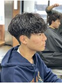 パーマ職人Ryu強めの波巻きスパイラルパーマ名古屋メンズ