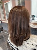 白髪ぼかしナチュラルハイライト【TELAHAIRユーカリが丘】
