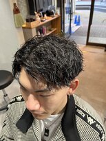 スウェル 柏店(Swell)&nbsp;ハイライト/マッシュパーマ/ウルフ/アッシュブラック/柏/MEN'S