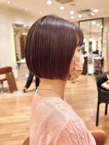 ビュートリアム265(BEAUTRIUM 265) ボブ/ミニボブ/銀座/ストレートヘア/縮毛矯正/ピンクブラウン