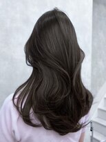 ノイズオオサカ 梅田店(NOISM OSAKA)&nbsp;アッシュグレーレイヤーカットアッシュ20代30代40代韓国ヘア艶髪