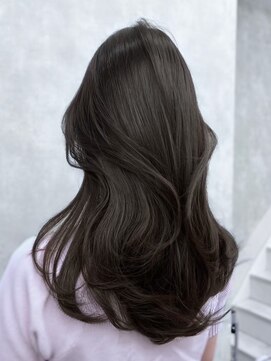 ノイズオオサカ 梅田店(NOISM OSAKA) アッシュグレーレイヤーカットアッシュ20代30代40代韓国ヘア艶髪