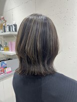 アジールヘア 北千住駅西口店(agir hair)&nbsp;レイヤーカット筋感コントラストハイライトカラー北千住