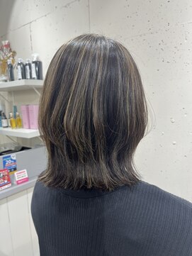 アジールヘア 北千住駅西口店(agir hair) レイヤーカット筋感コントラストハイライトカラー北千住