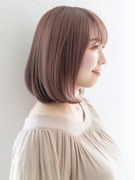 アルトリスト(Altruist Aging×HAIR&SPA) ★ダークアッシュ大人ガーリーボブ着物ミディアムレイヤーカット