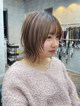 リミットバイアフィナー 大宮店(limit by Afinar) レイヤーボブ/ハイトーンカラー/ブリーチ