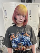 クラン(clan)&nbsp;アニメキャラカラー　ウルフカット　姫カット