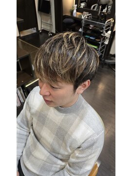 オムヘアーバイグルーマーズ(HOMME HAIR by GROOMER/S) メンズ束感マッシュショート　HOMMEHAIR2nｄ江ヶ崎
