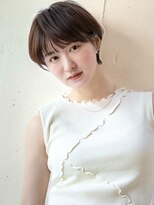 センスヘア(SENSE Hair) マッシュショート/耳掛けショート/ナチュラルブラウン
