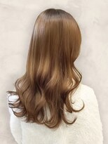 インス(ensue)&nbsp;20代30代大人可愛い髪質改善カラーミルクティーベージュ透明感