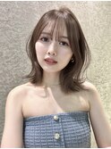 前髪顔まわりボブレイヤーボブ顔まわり縮毛矯正haruhi