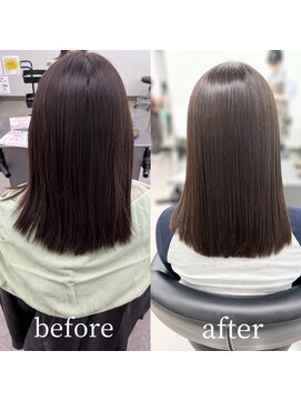 ガルボヘアー 桟橋店(garbo hair) 神艶ストレート 髪質改善 トリートメント 艶髪