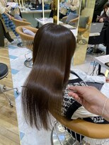 ロンドプランタン 恵比寿(Lond Printemps)&nbsp;〇ミニウルフ黒染め髪質改善縮毛矯正酸性ストレートレイヤー