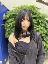 エゴ 池袋(EGO) レイヤーカット/ブルーブラック