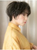 暗髪カーキアッシュくせ毛風マッシュパーマTc2浦和20代30代40代