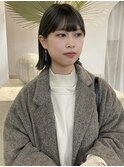 オリーブグレージュカラーケアブリーチダブルカラー暗髪透明感