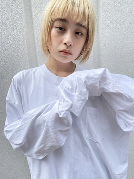 ソト 銀座(soto.) ハイライトカラー/くびれヘア/レイヤーパーマ/ミニボブ[銀座]