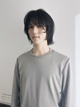 メゾンアクア 表参道(Maison ACQUA) =メンズボブパーマ/メンズボブ/フェザーパーマ／MEN’S HAIR