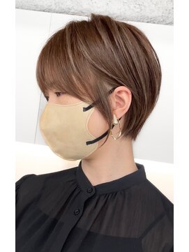 エレメント 五反田店(EREMENT) ハイライトカラーミルクティーベージュレイヤーカット