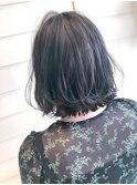 lynn【武蔵小杉】#ミディアムボブ#グレージュ#外はねボブ