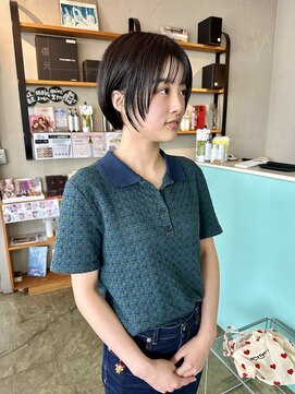 グラフィカ(GRAFICA) フェイスレイヤー×ショートボブ