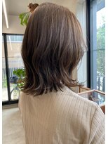 ナル(nalu.)&nbsp;外ハネ/オリーブカラー