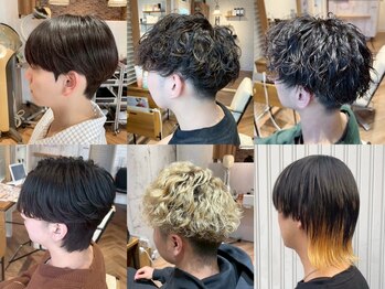 ヘアーショップ エヌアンドエー 越谷店(hair shop N&A)の写真/きめすぎないのに洒落て見える!骨格に合わせた束感&ニュアンスで、ON/OFFどちらもキマるメンズパーマ★