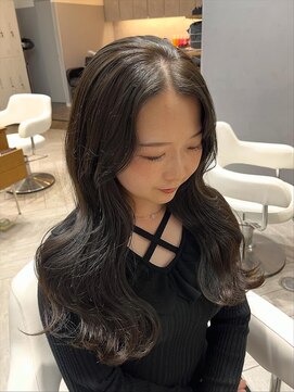 アヴァンス 広島本通店(AVANCE.) 黒髪カタログ/クラゲヘアー/オリーブグレー/広島